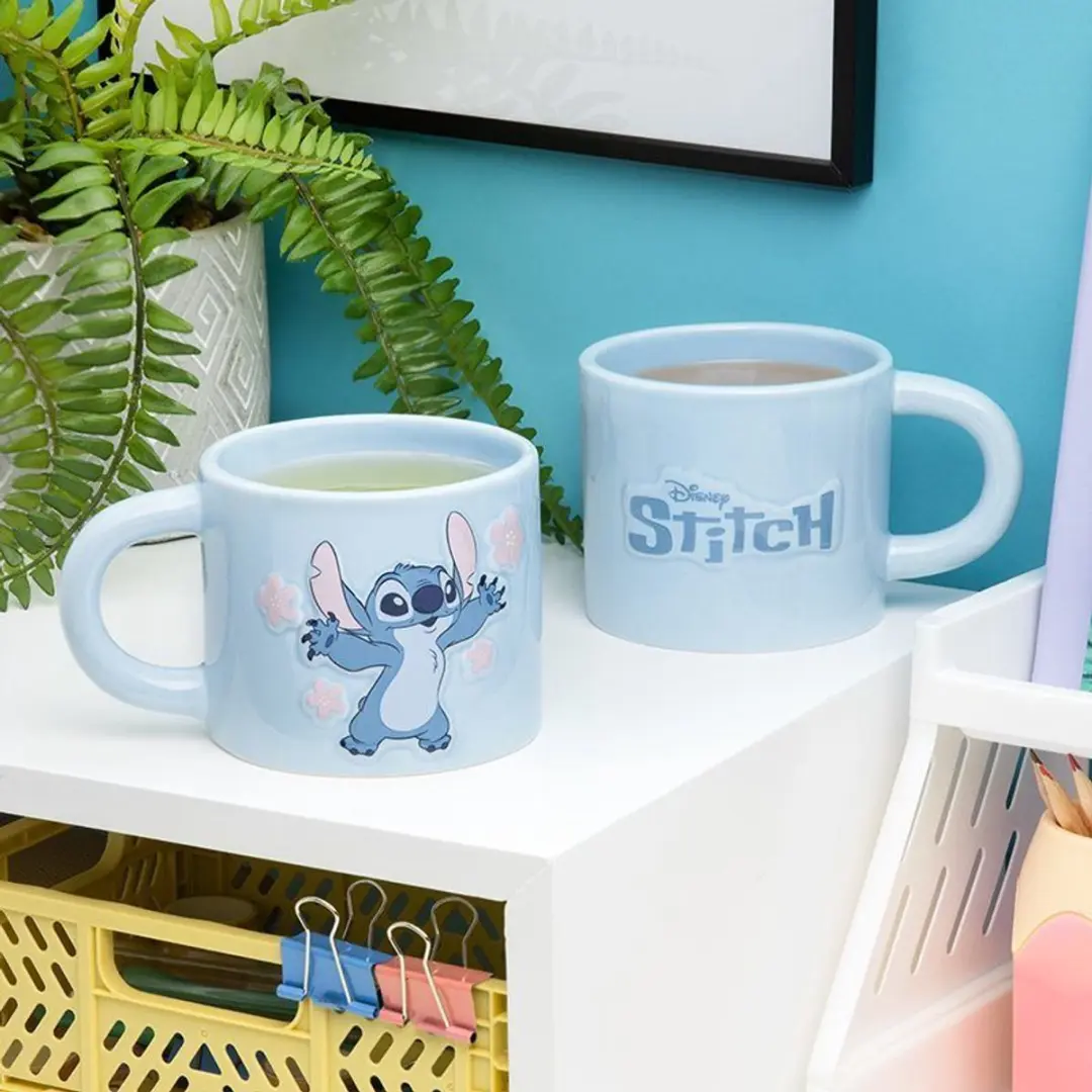 Paladone Disney Lilo & Stitch Keramische Mok 400ml - Pastelblauw