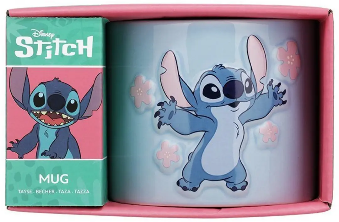 Paladone Disney Lilo & Stitch Keramische Mok 400ml - Pastelblauw