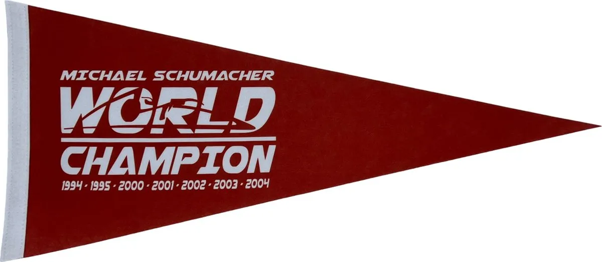 Ferrari Schumacher F1 Vaantje 31x72cm