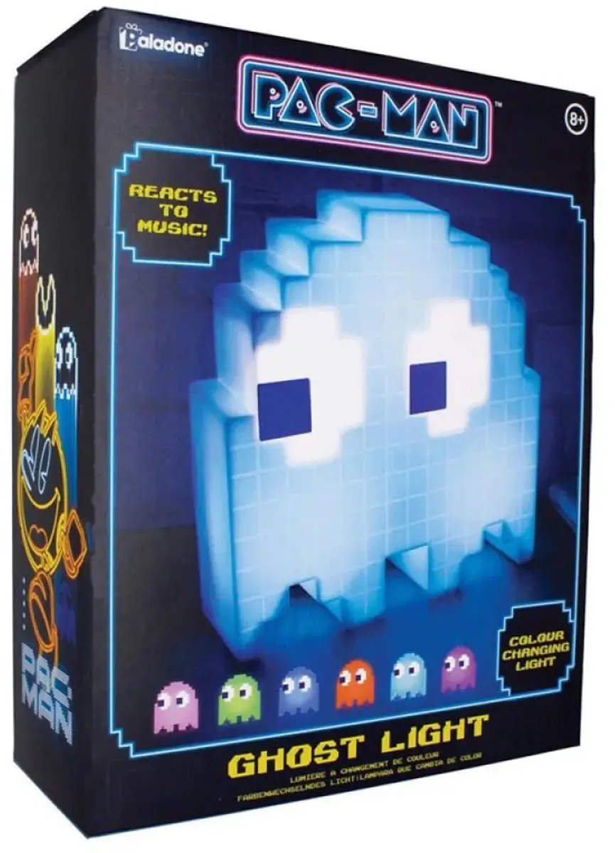 Paladone Pac-Man Ghost RGB Sfeerlamp - USB - Veelkleurig