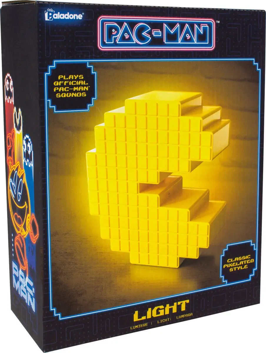 Paladone Pac-Man Pixelated Nachtlamp - Veelkleurig