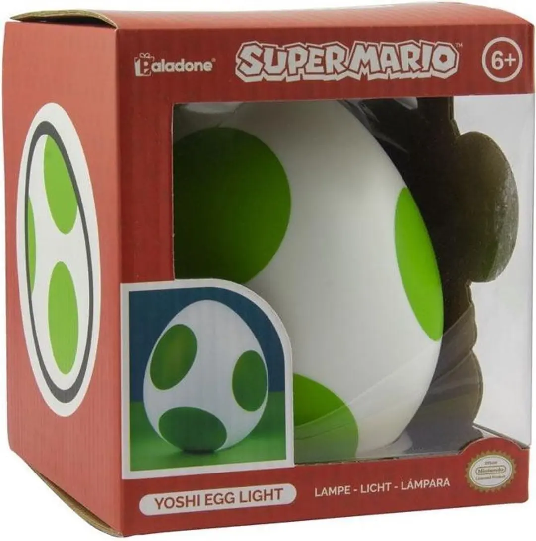 Paladone Super Mario Mini Yoshi LED Lamp - USB - Wit licht