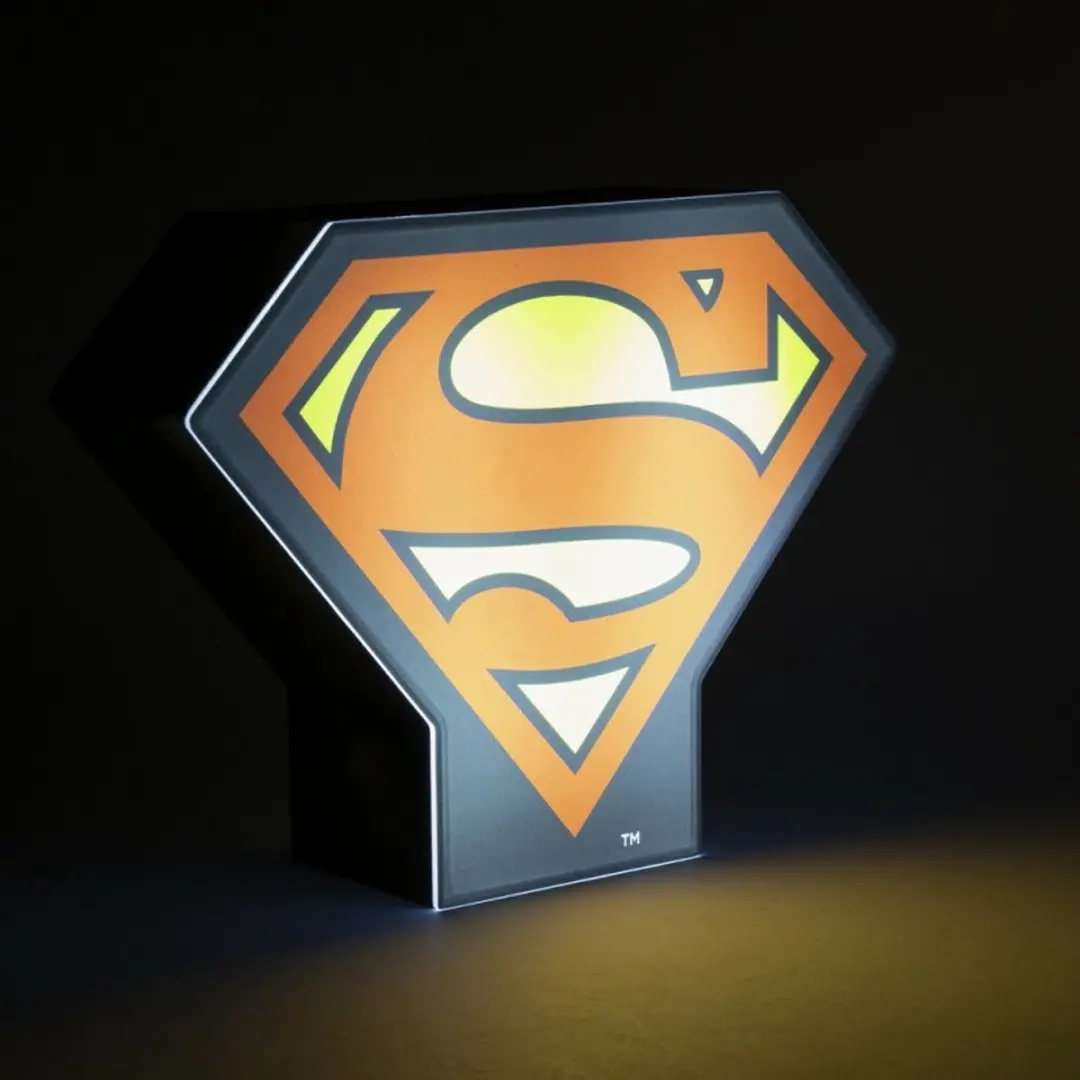 Paladone DC Comics Superman Nachtlamp - Rood/Geel/Zwart