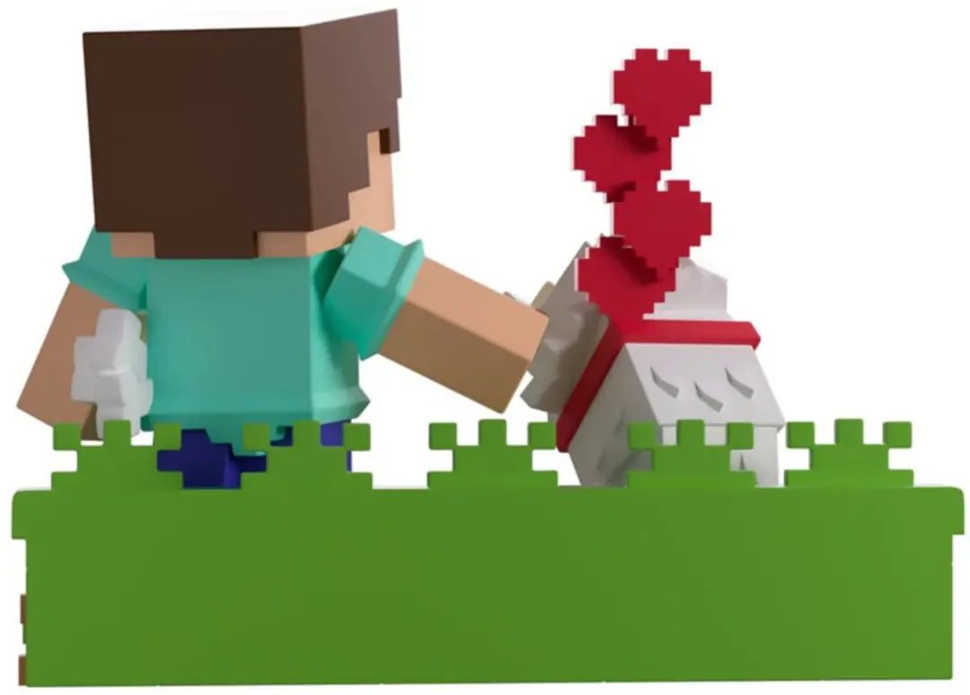 Youtooz Minecraft Wolf Figuur 10cm - Taming - afbeelding 2 van 5
