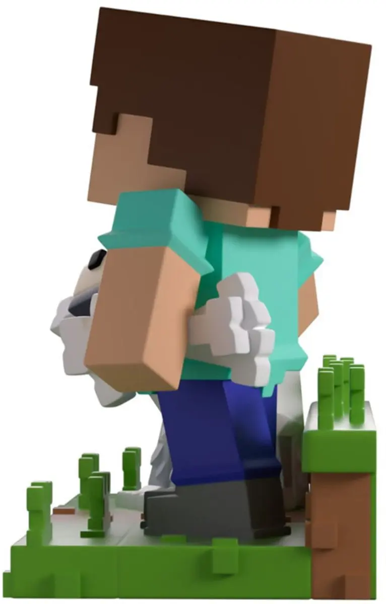 Youtooz Minecraft Wolf Figuur 10cm - Taming - afbeelding 4 van 5
