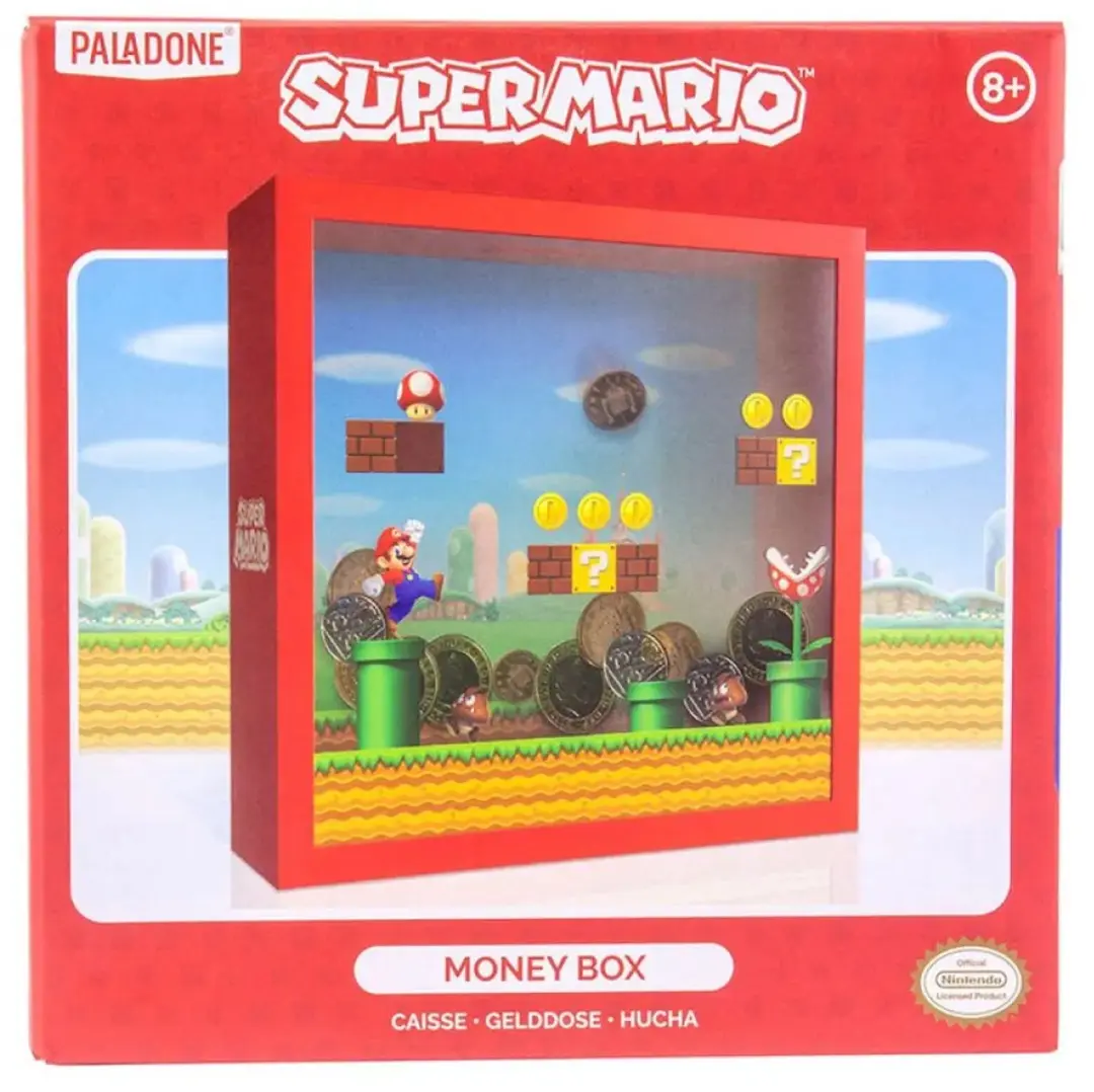 Paladone Super Mario Spaarpot Arcade Design 18cm