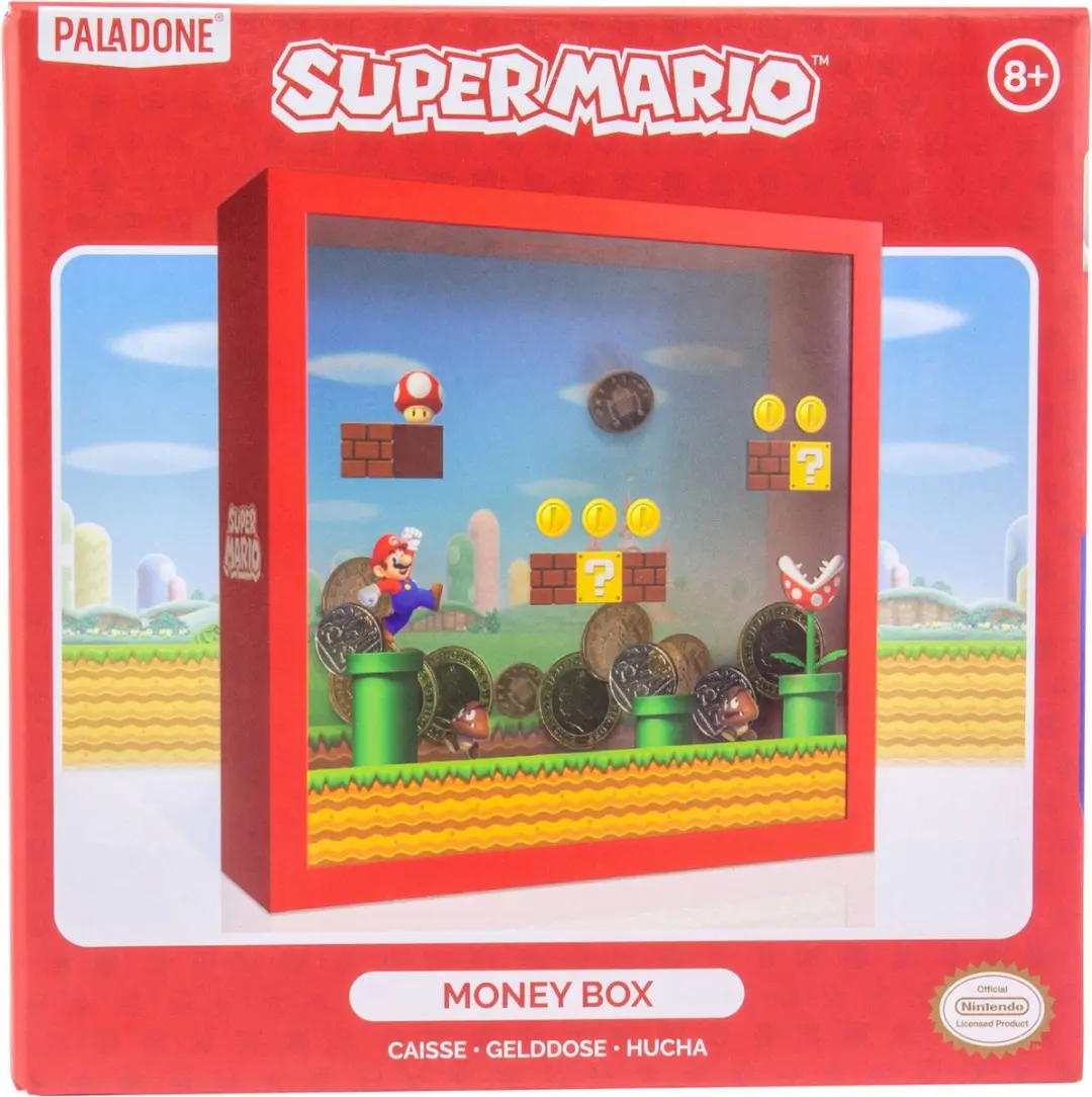 Paladone Super Mario Spaarpot Arcade Design 18cm
