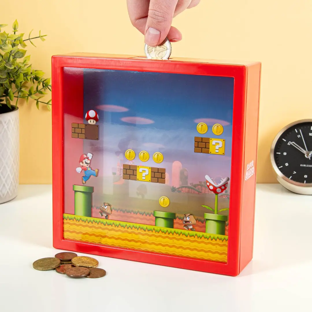 Paladone Super Mario Spaarpot Arcade Design 18cm