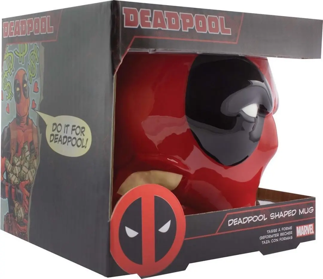 Paladone Deadpool Head Mok - 330ml - Multicolor