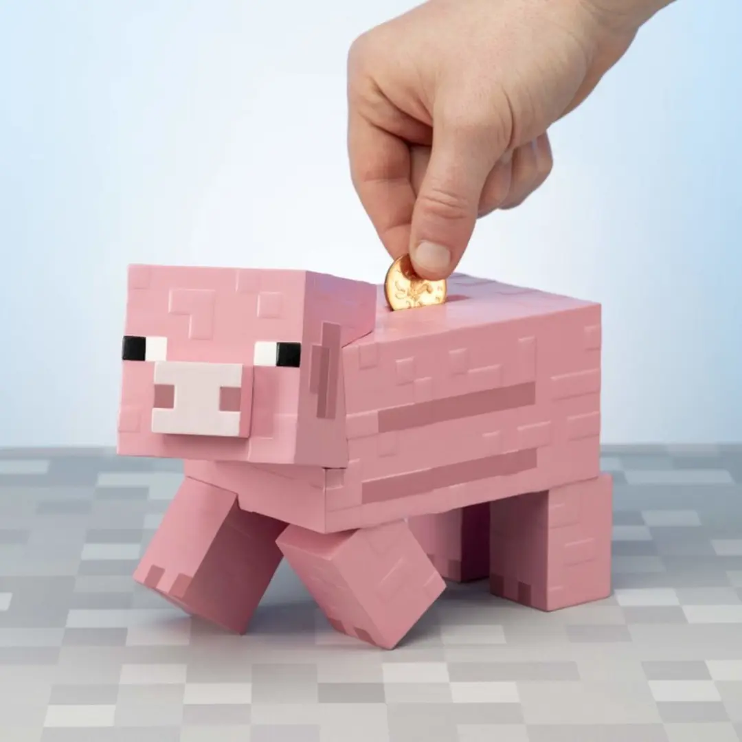 Paladone Minecraft Spaarpot Pig Geldkistje 20cm