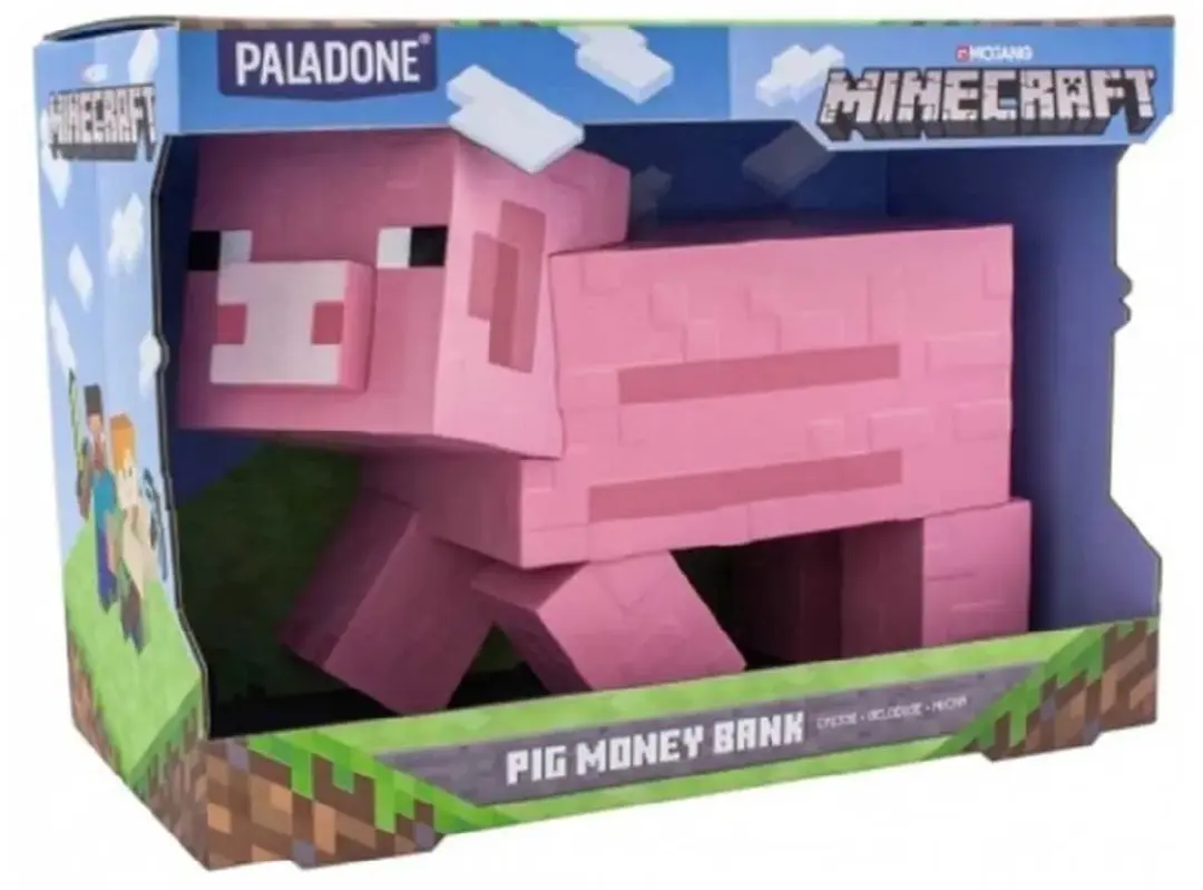 Paladone Minecraft Spaarpot Pig Geldkistje 20cm
