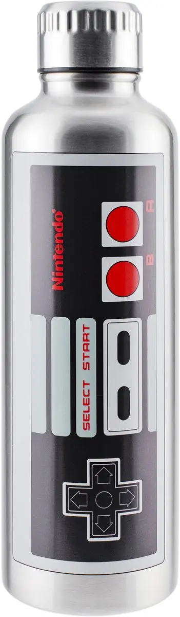 Paladone NES Thermosfles 475ml - Staal - Officieel Licentie