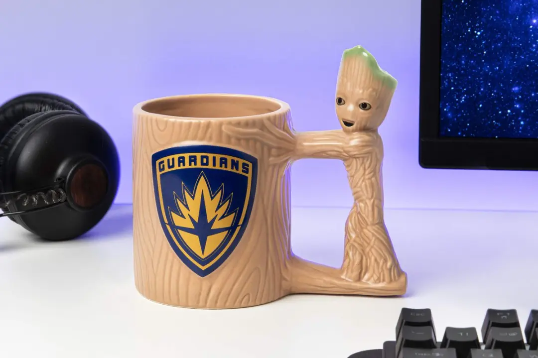 Paladone Guardians of the Galaxy Groot Vormige Mok 300ml - Bruin