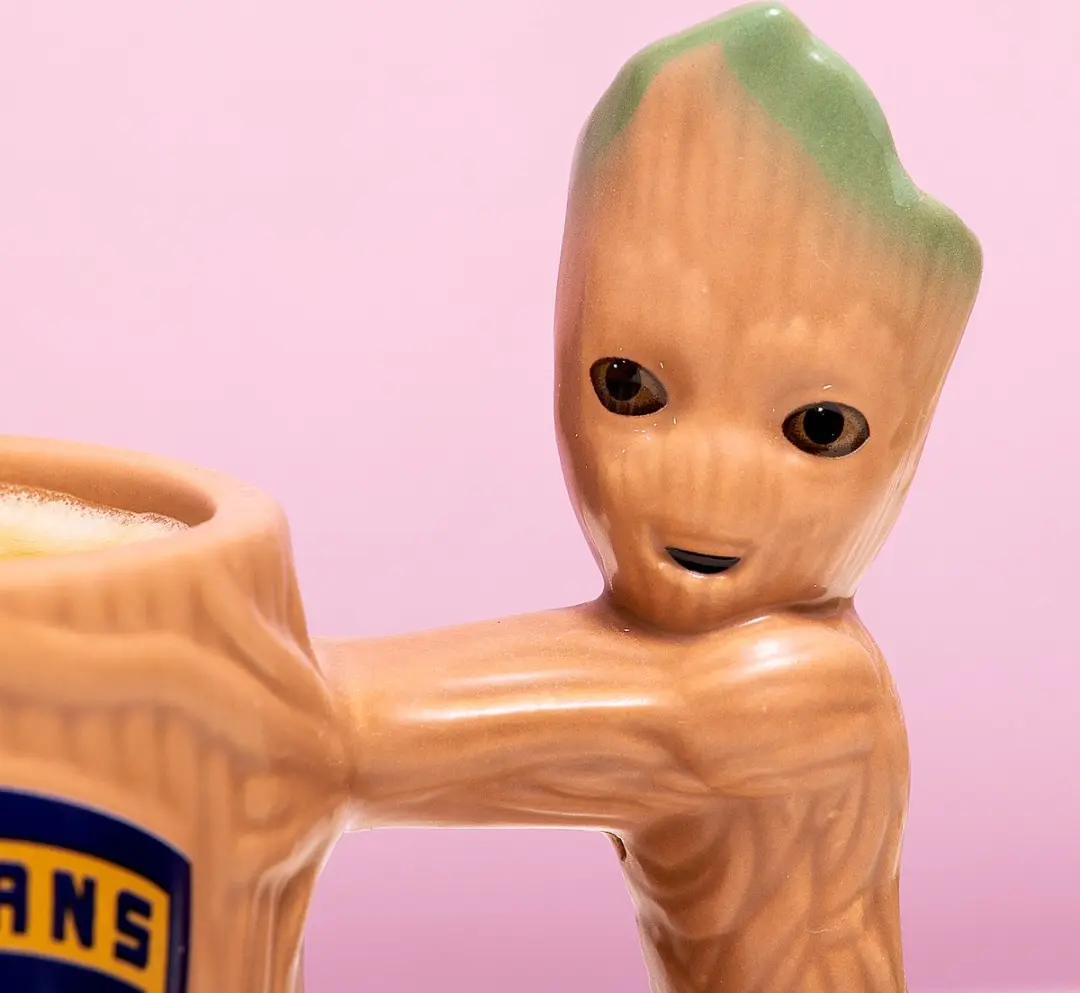 Paladone Guardians of the Galaxy Groot Vormige Mok 300ml - Bruin