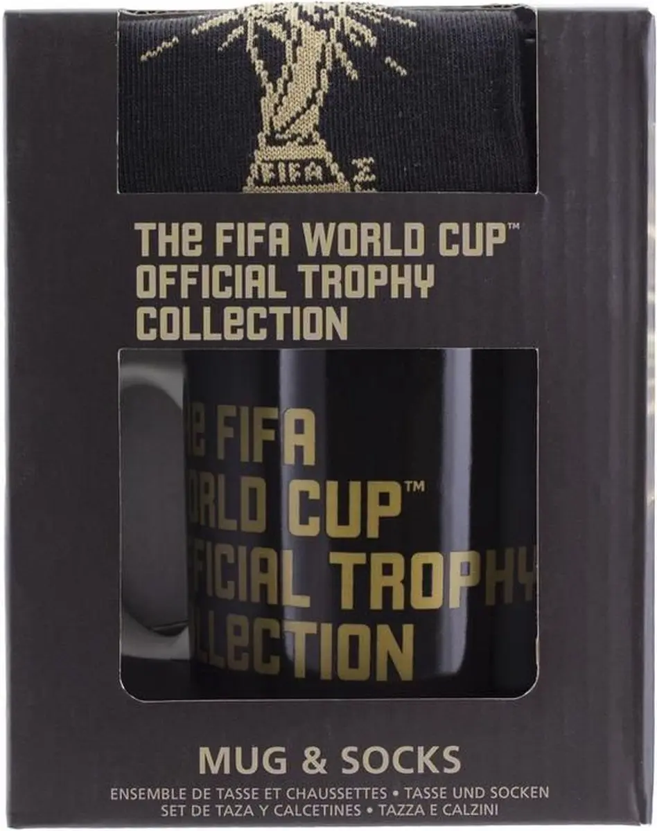 Paladone FIFA Mok & Sokken Set - Goud/Zwart