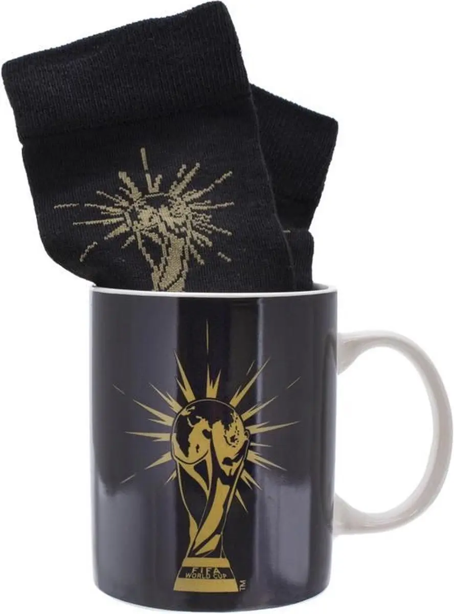 Paladone FIFA Mok & Sokken Set - Goud/Zwart