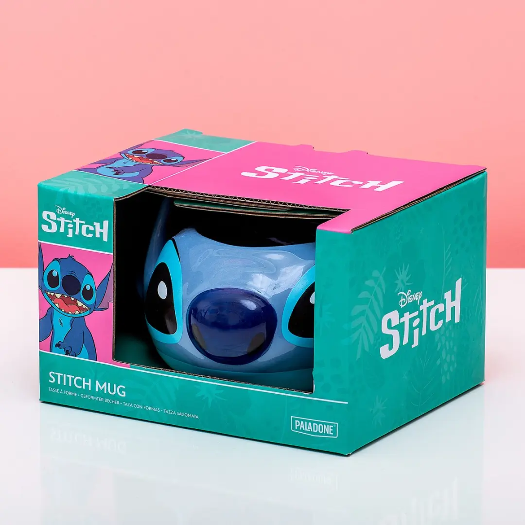 Paladone Stitch Keramische Mok 450ml - Officieel Disney - Blauw