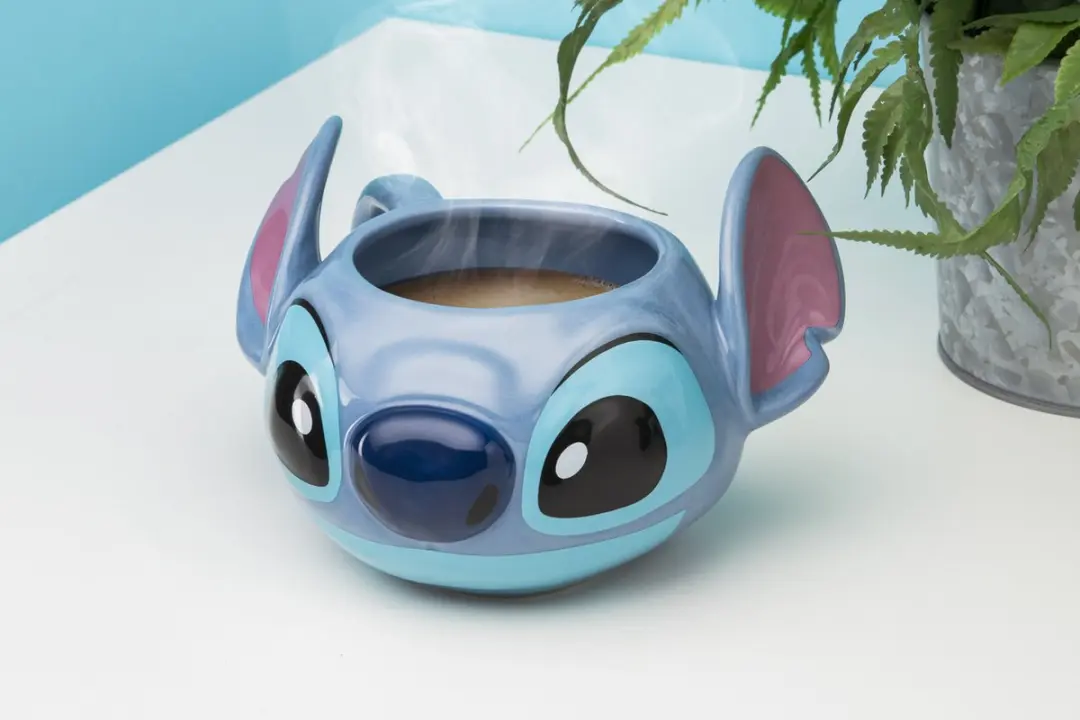 Paladone Stitch Keramische Mok 450ml - Officieel Disney - Blauw