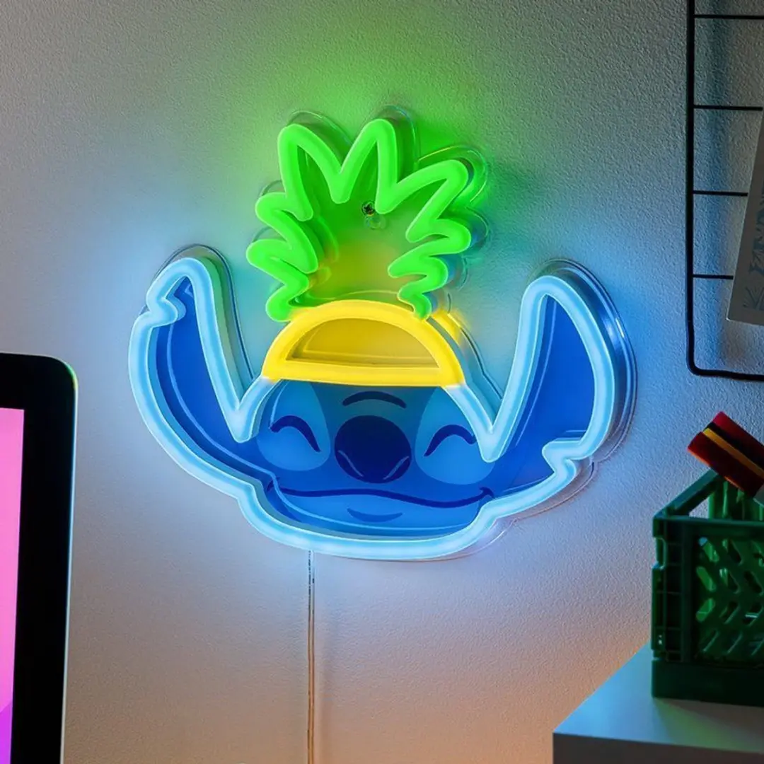 Paladone Stitch LED Neonlamp USB - RGB Veelkleurig