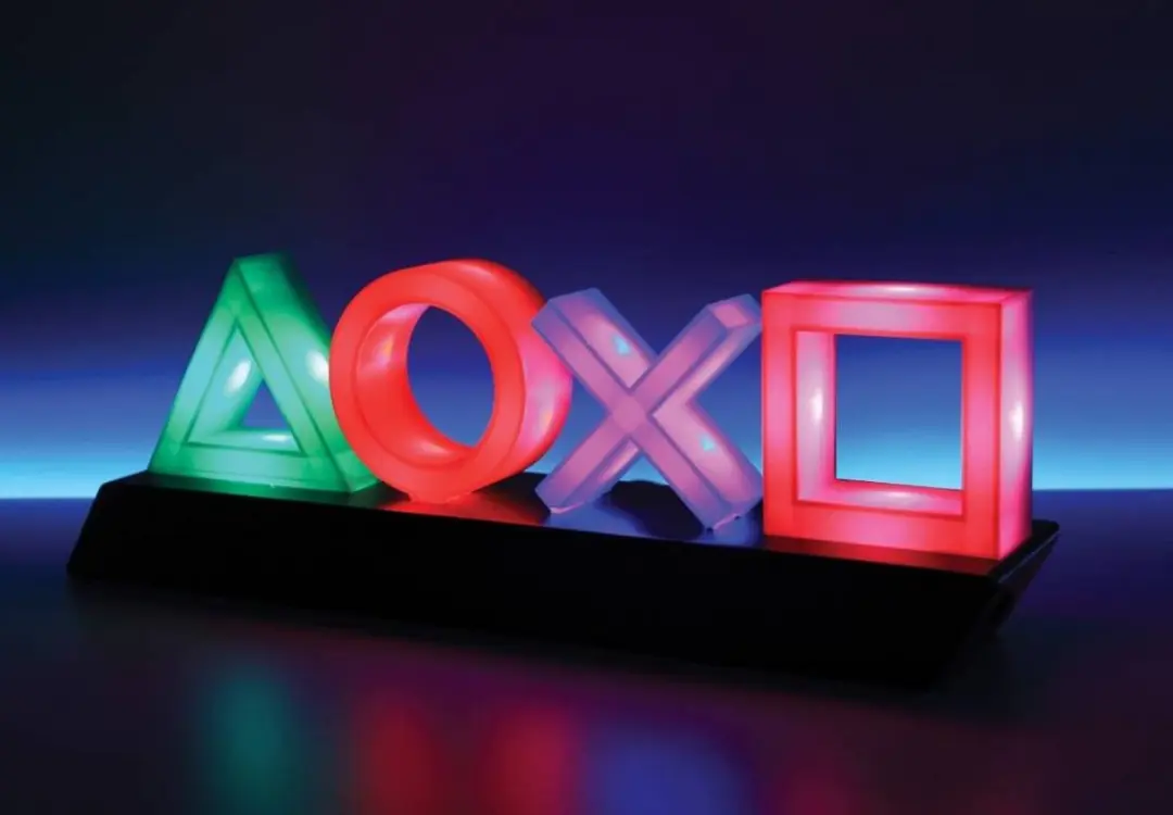 Paladone PlayStation Icons Light Officieel Gelicentieerd RGB Lamp - 3 Modi