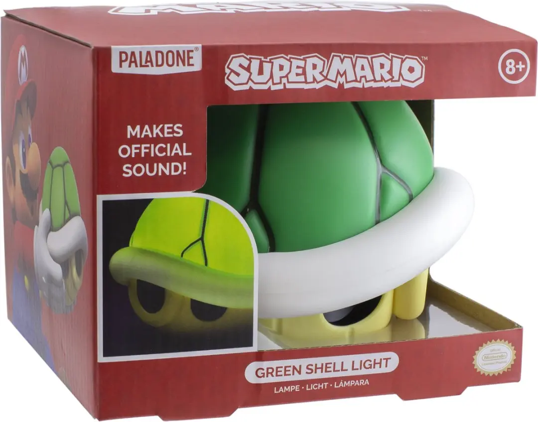 Paladone Super Mario Groene Schildlamp - Licht met Geluid