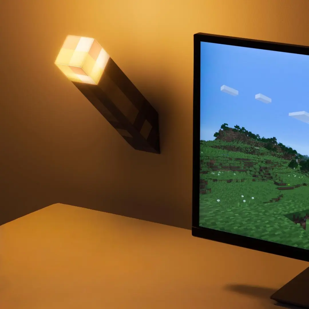 Paladone Minecraft Fakkel Lamp - Multicolor - 30W