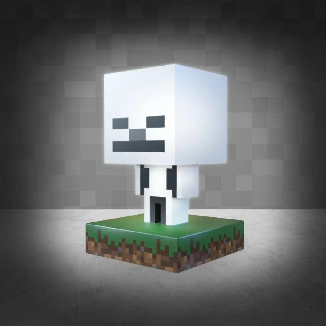 Paladone Minecraft Skeleton Icon Lamp 10cm - Warm wit