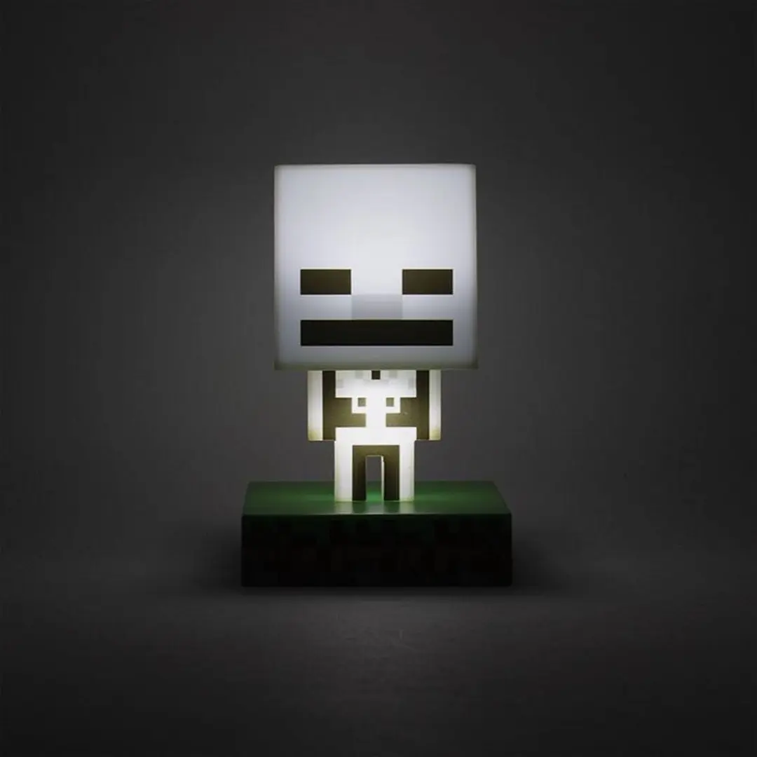 Paladone Minecraft Skeleton Icon Lamp 10cm - Warm wit