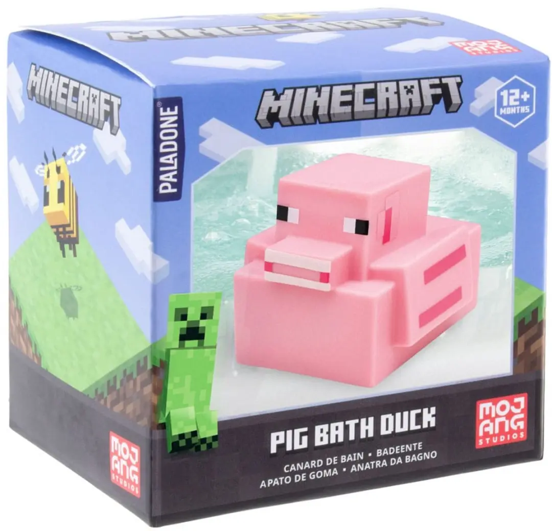 Paladone Minecraft Pig Badeend - Multi