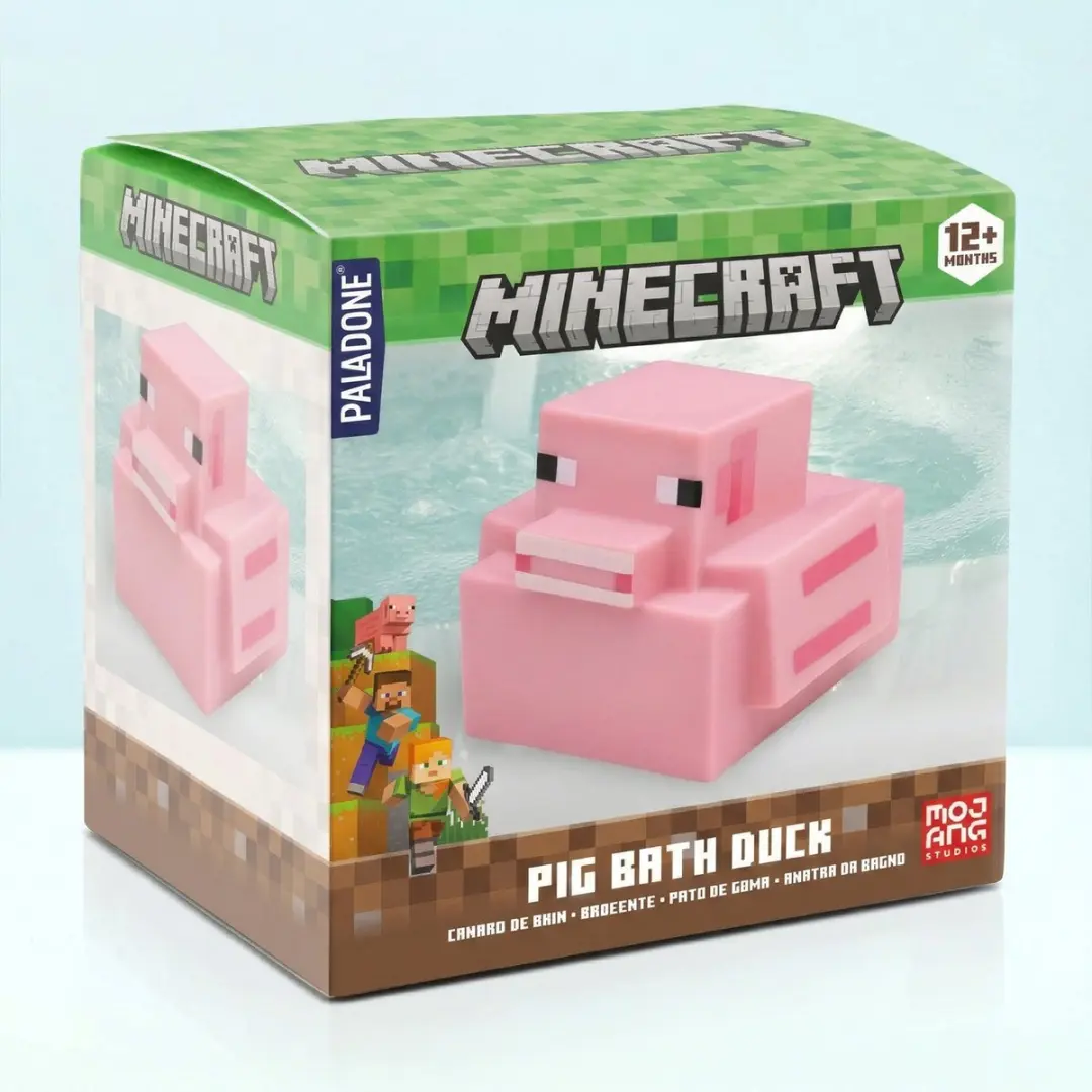 Paladone Minecraft Pig Badeend - Multi