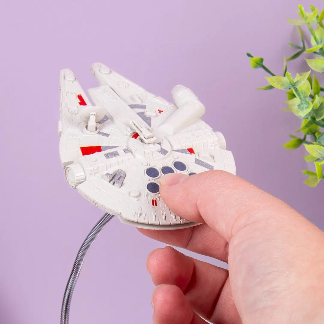Paladone Star Wars Millennium Falcon Clip-On Leeslamp - Veelkleurig