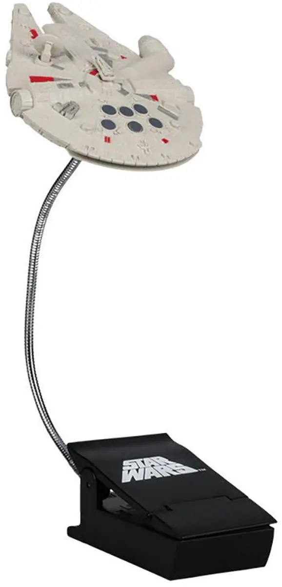 Paladone Star Wars Millennium Falcon Clip-On Leeslamp - Veelkleurig