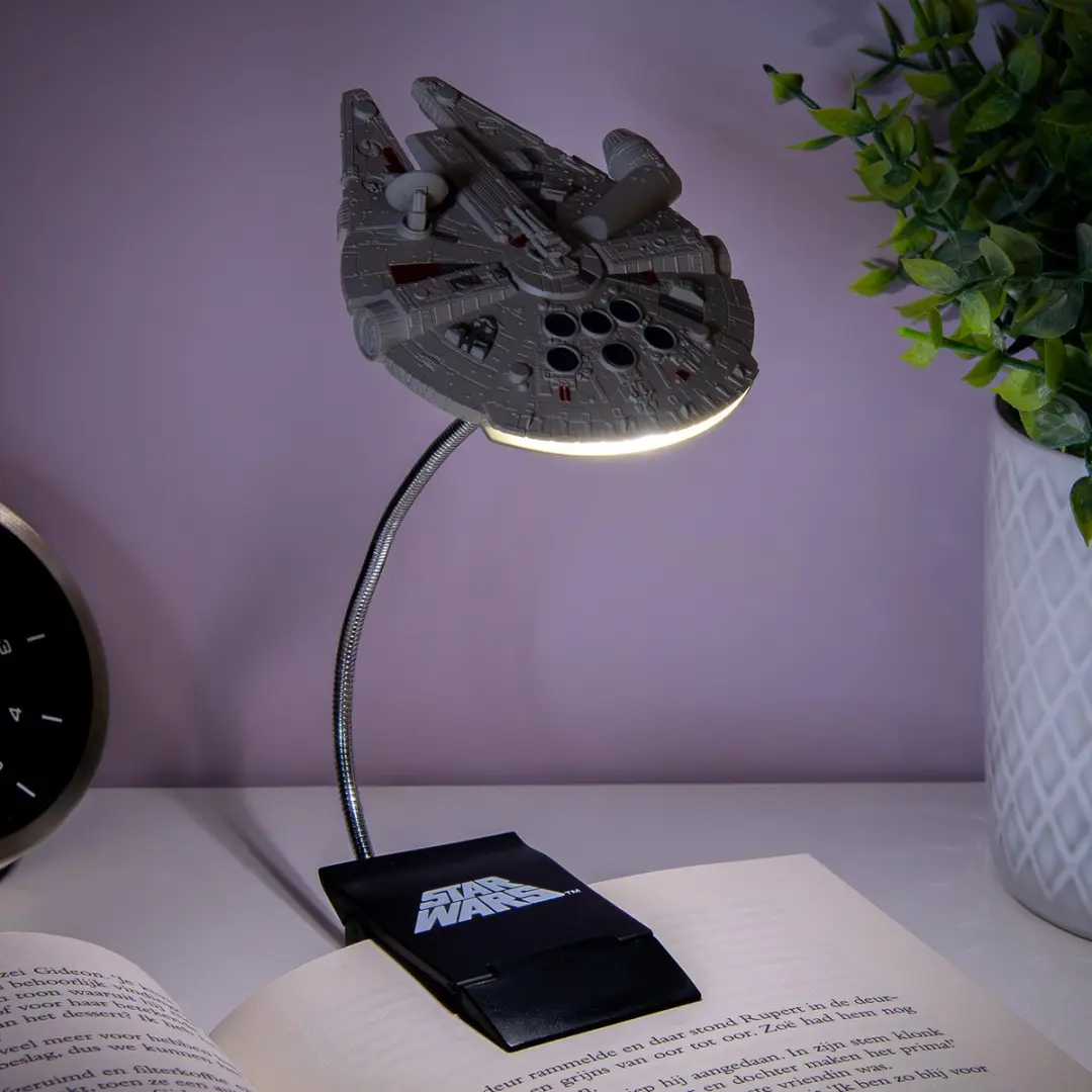 Paladone Star Wars Millennium Falcon Clip-On Leeslamp