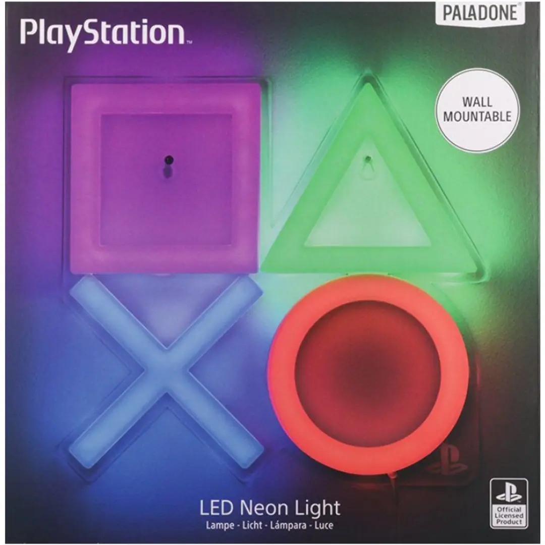 Paladone PlayStation Icons Muurlamp - 1 Lichtpunt - USB