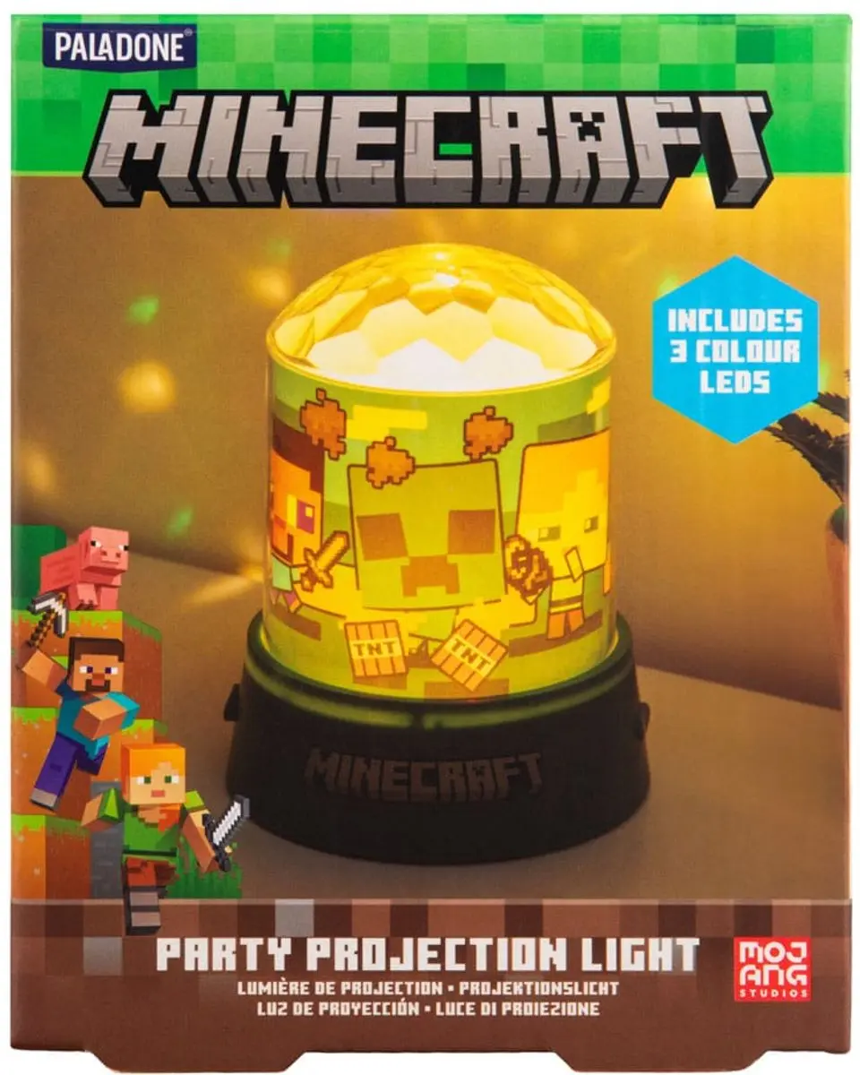 Paladone Minecraft Projectielamp - RGB Multi