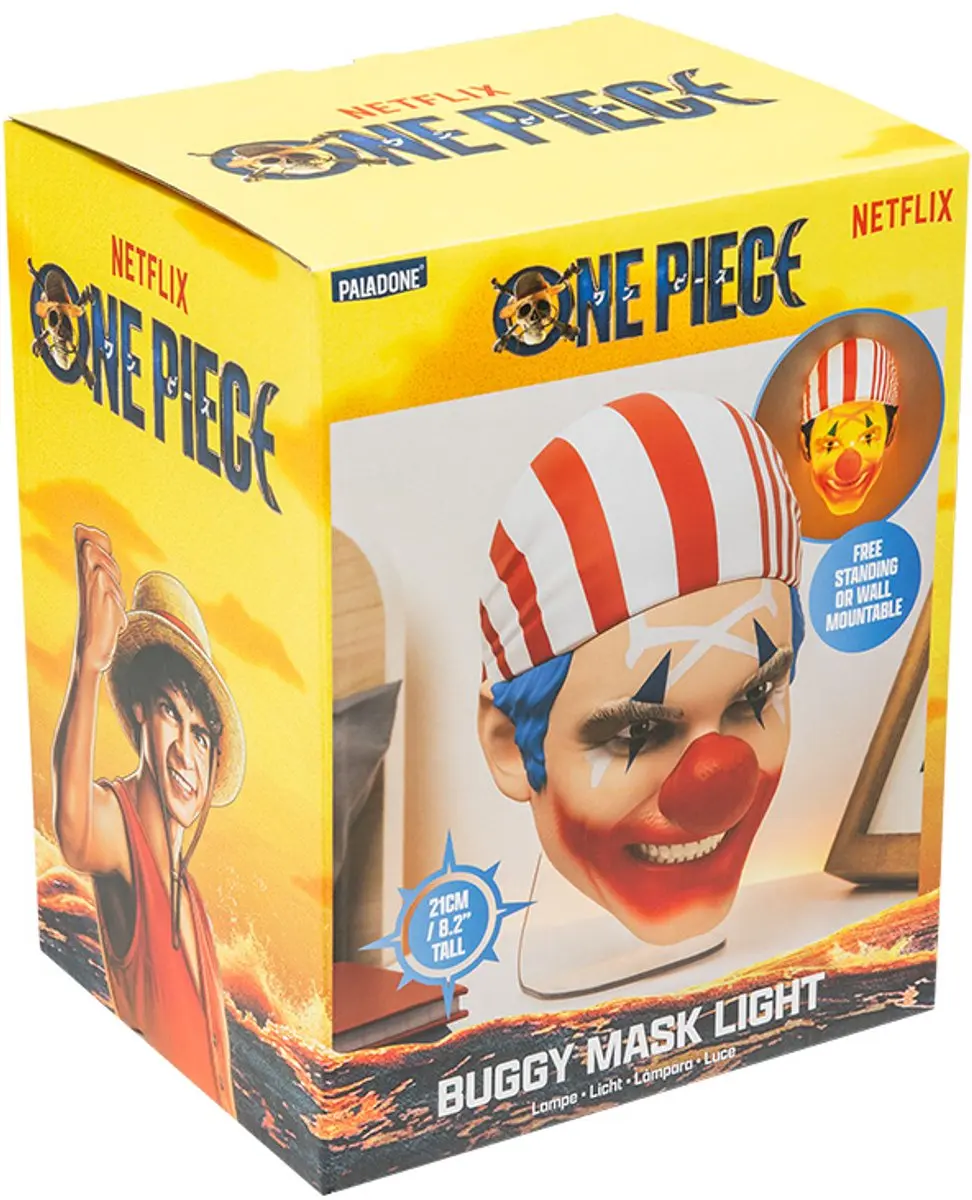 Paladone One Piece Buggy Mask LED Lamp - Warm Wit - Multi