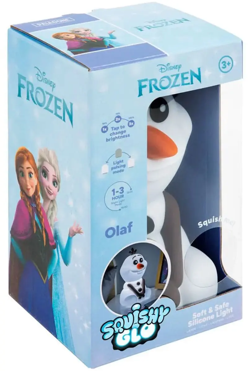Paladone Olaf SquishyGlo Nachtlamp - 19,3 cm - Wit licht
