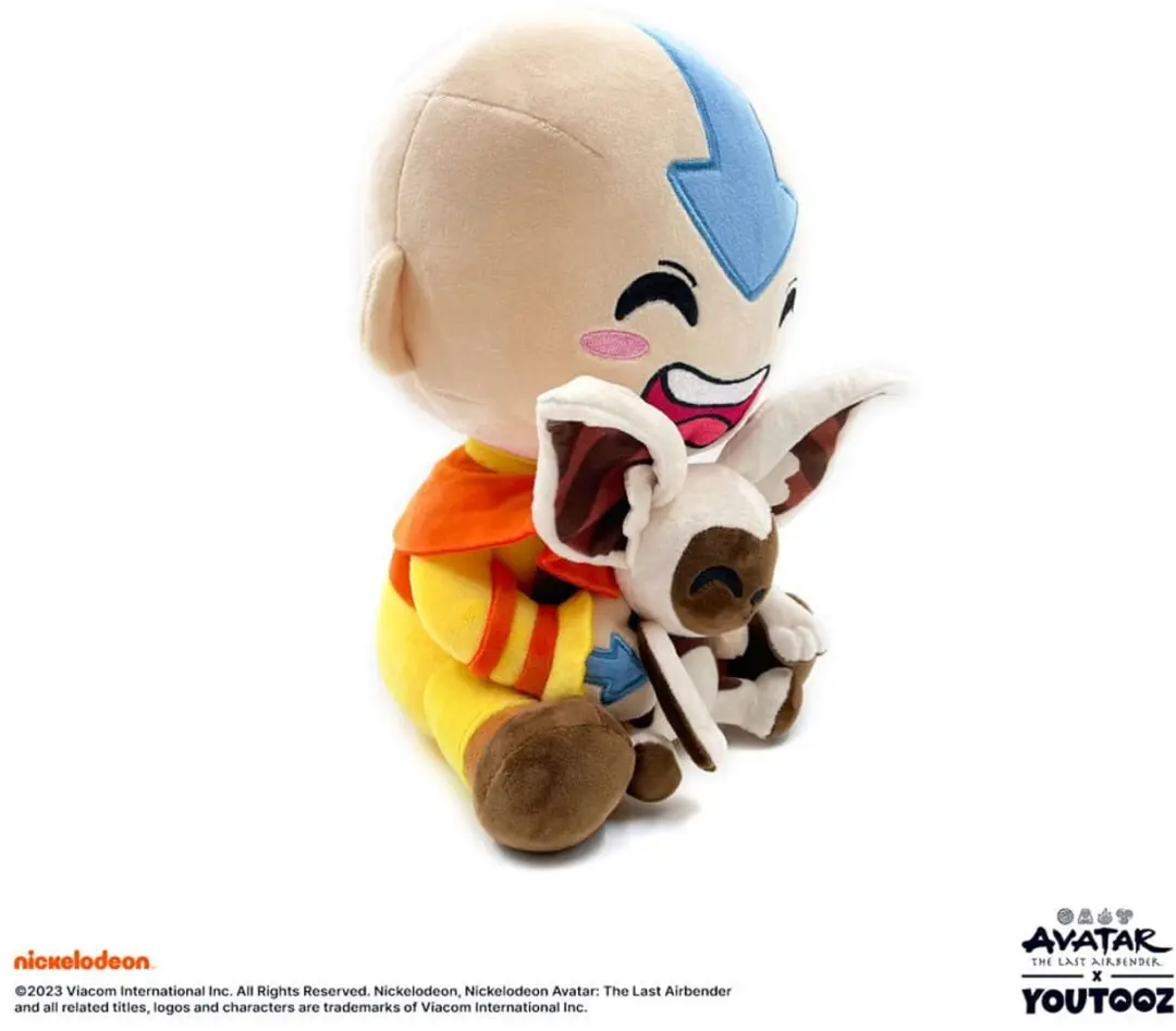 Youtooz Avatar The Last Airbender Aang & Momo Knuffel 30cm - Multi - afbeelding 4 van 6