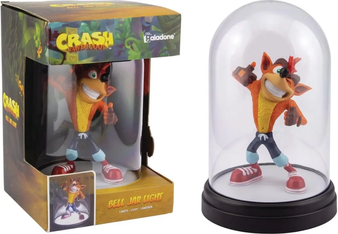 Paladone Crash Bandicoot Bell Jar Light