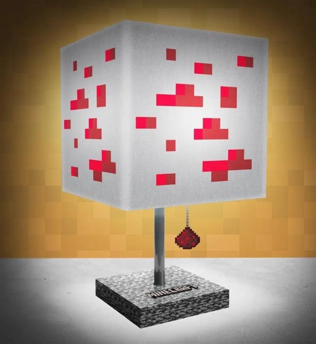 Paladone Minecraft Redstone LED Nachtlamp - Warm wit