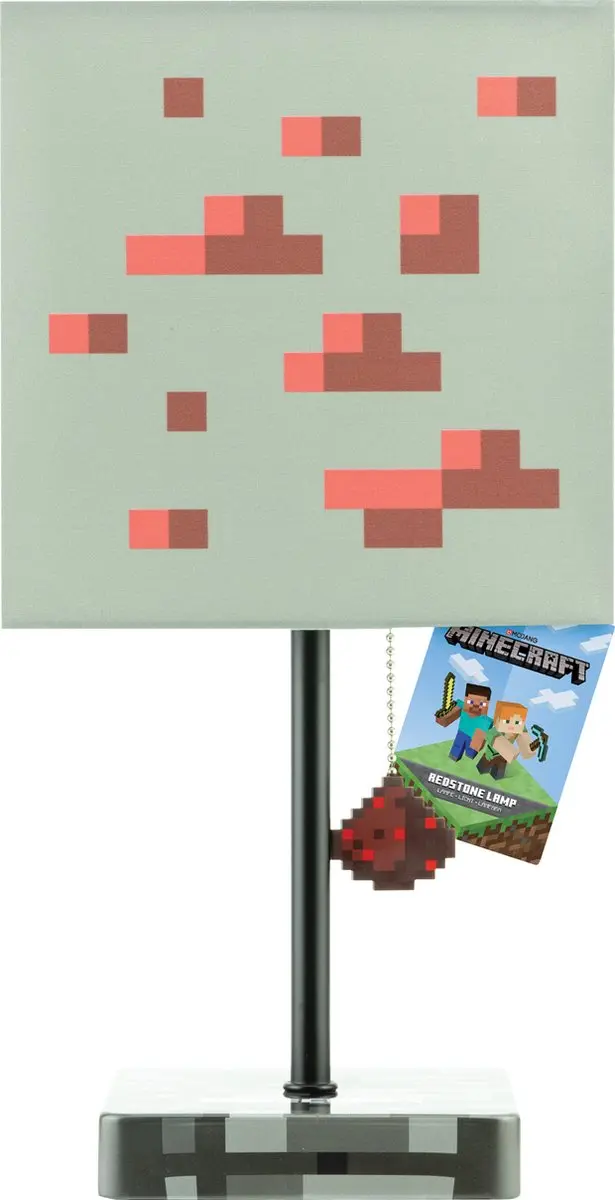 Paladone Minecraft Redstone LED Nachtlamp - Warm wit