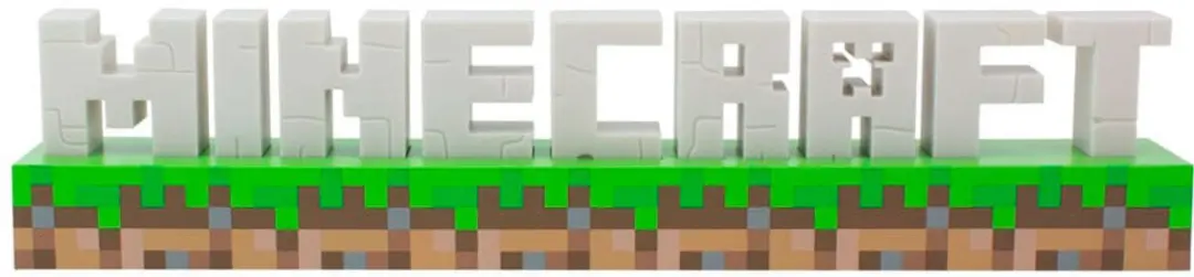 Paladone Minecraft Logo Lamp - USB/Batterij - 1 Lichtpunt