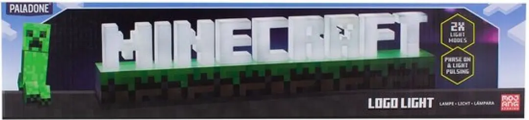 Paladone Minecraft Logo Lamp - USB/Batterij - 1 Lichtpunt