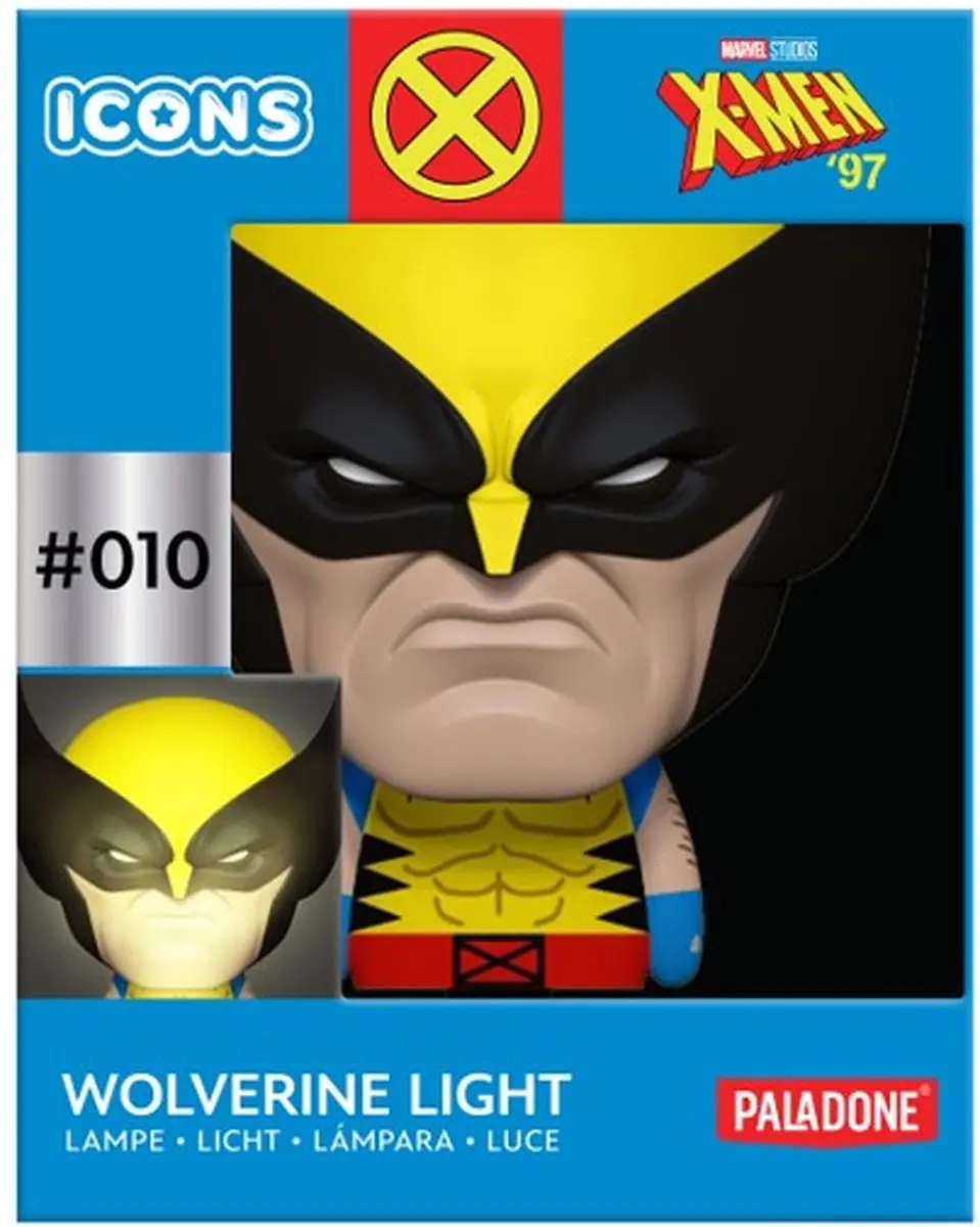 Paladone Wolverine Icon Light - Nachtlamp 1.5W - Veelkleurig