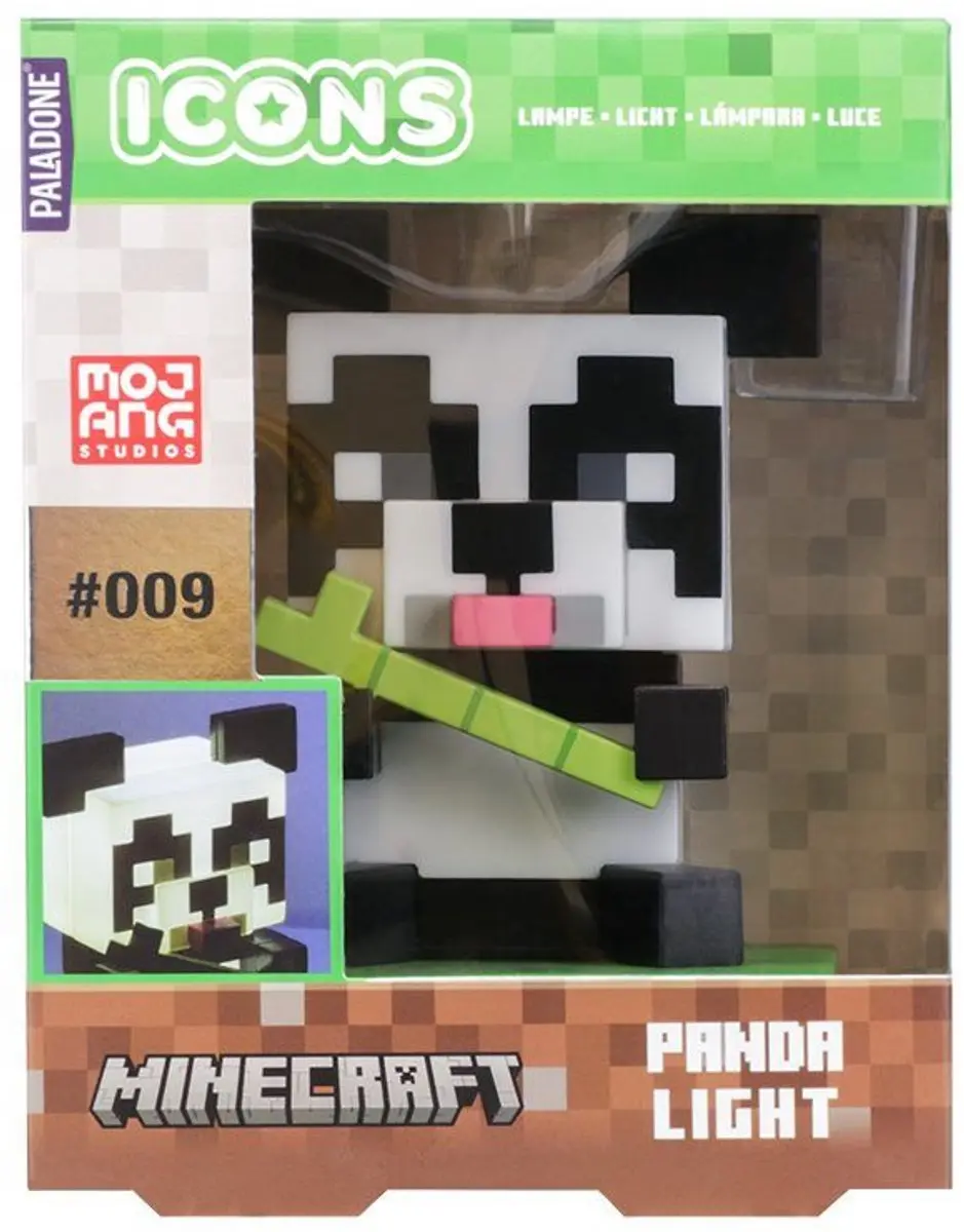 Paladone Minecraft Panda Icon Lamp - Nachtlampje