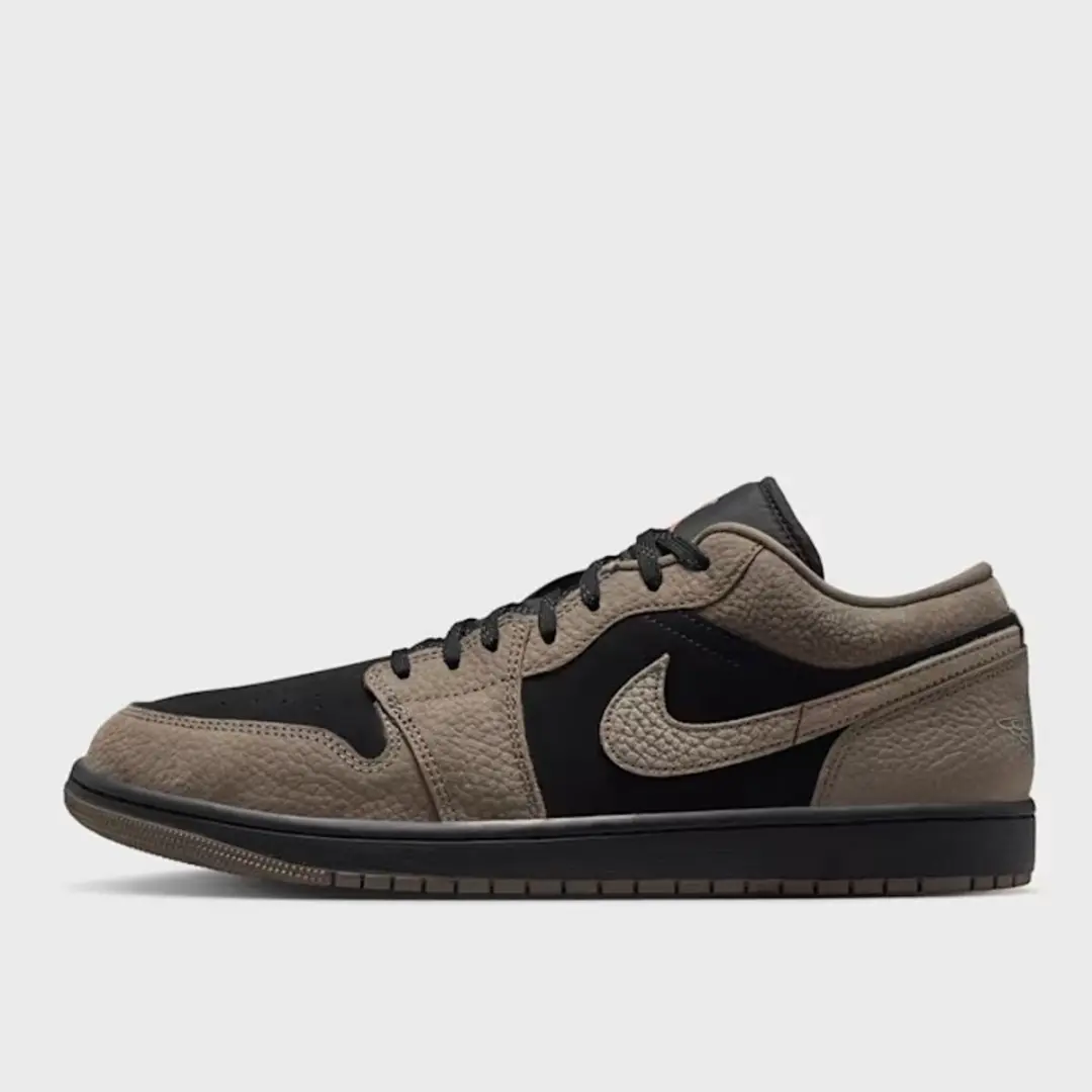 Jordan 1 Low Bruin Zwartt Maat 43