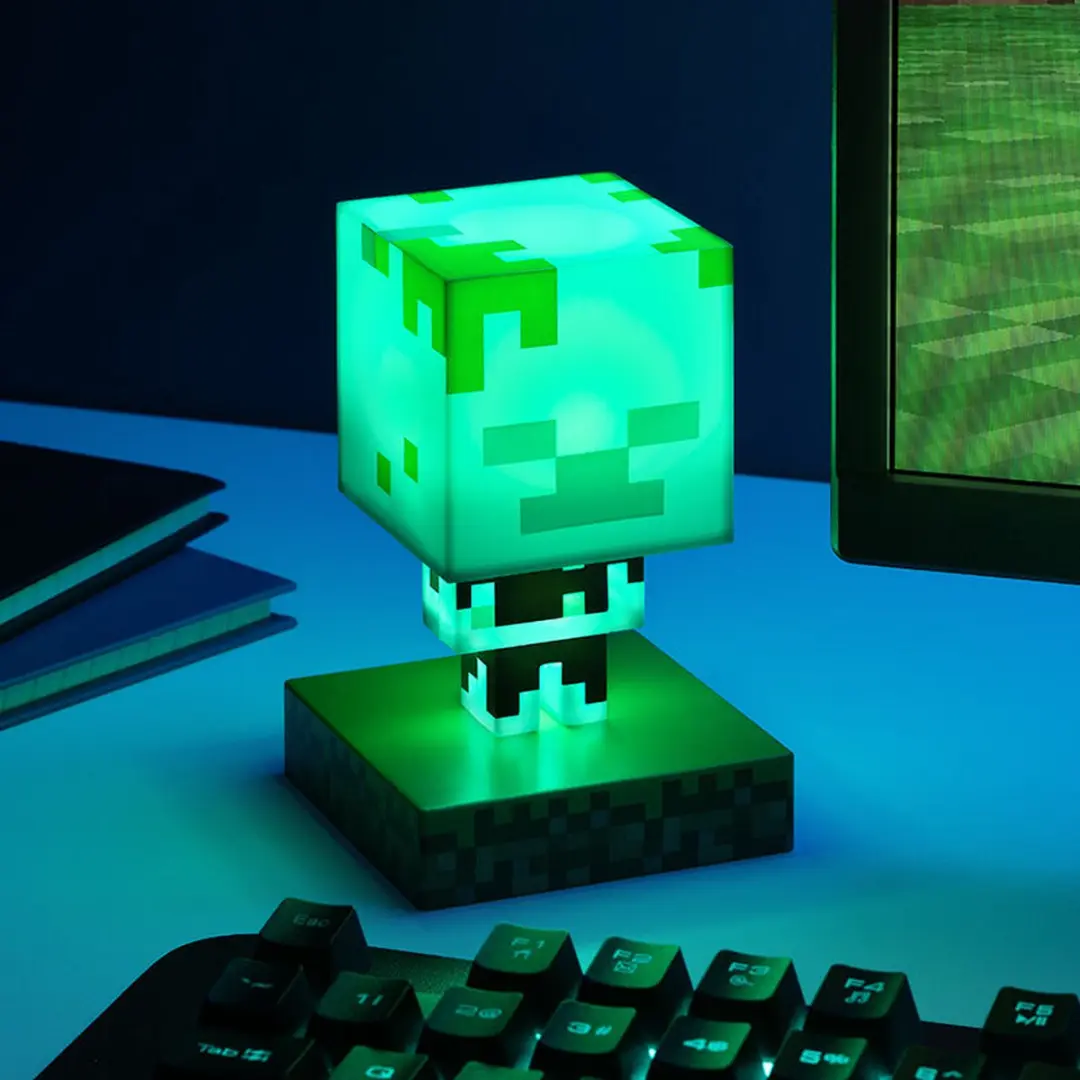 Paladone Minecraft Drowned Zombie Icon Light - Groen