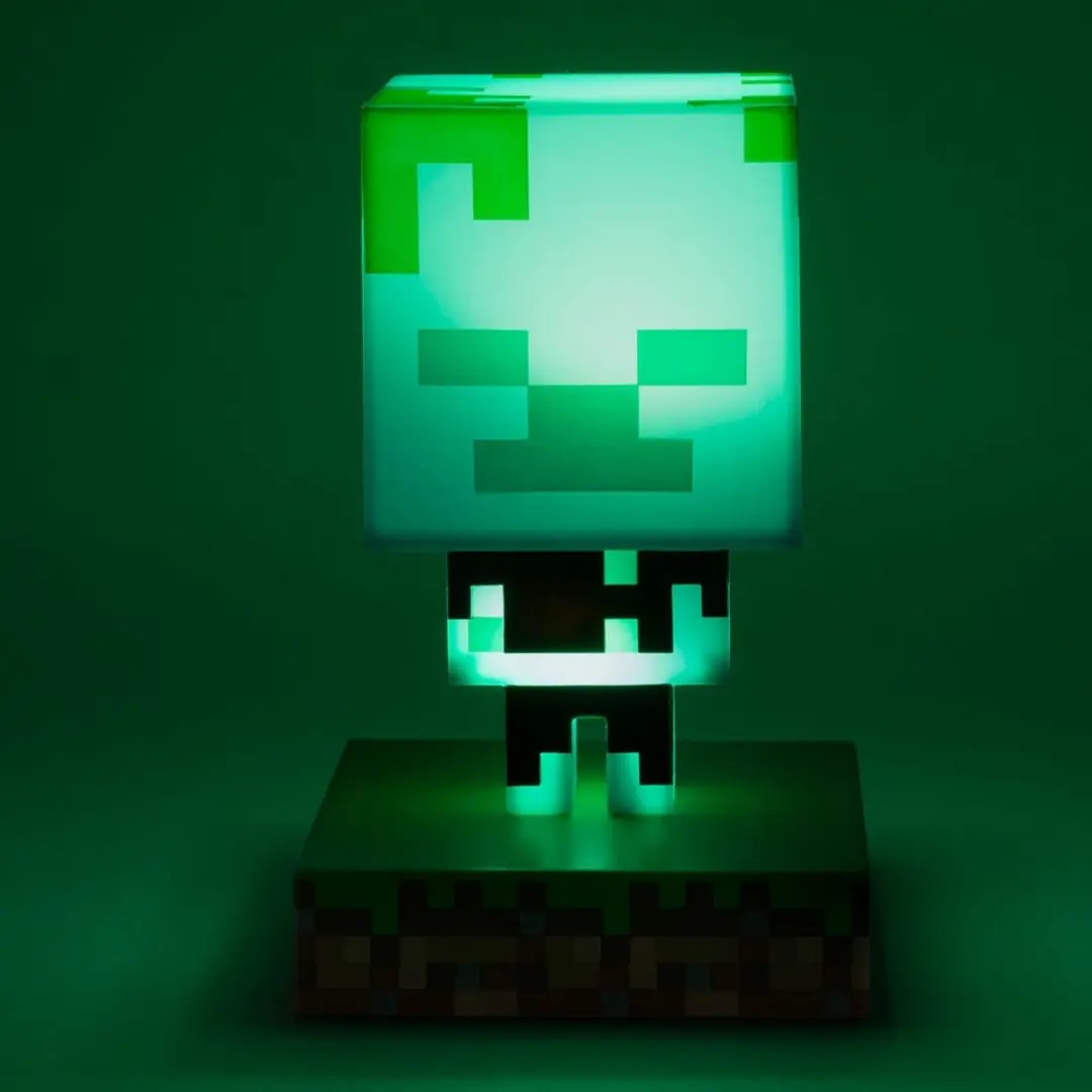 Paladone Minecraft Drowned Zombie Icon Light - Groen