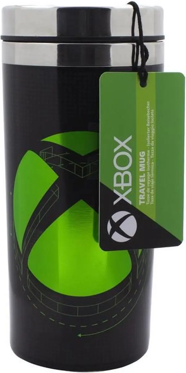 Paladone XBOX Travel Mug PP10504XB - 450ml - Groen/Zwart