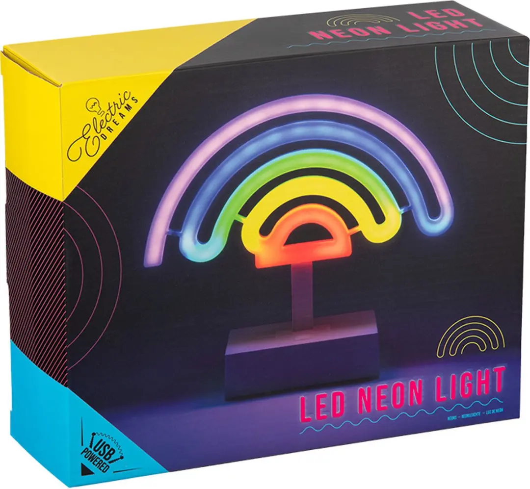 Paladone Neon Regenbooglamp RGB - Tafelmodel